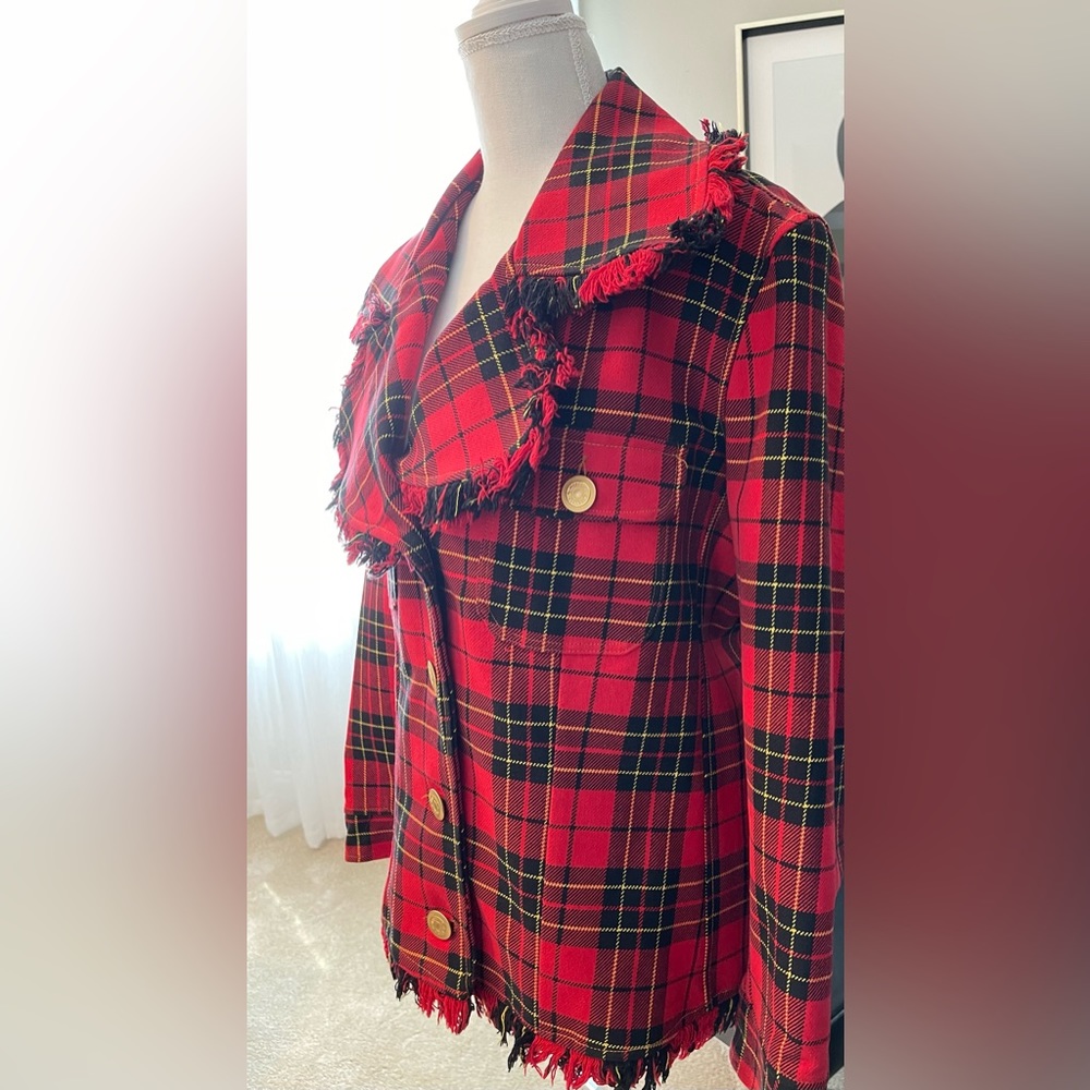 Moschino Plaid Jacket! 🇮🇹